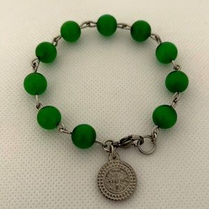 Green Cat Eyes Bracelet